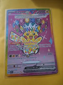 Pokemon TCG - ME03 Ascended Heros PINK Pikachu SIR ex 277/217 - Image 3