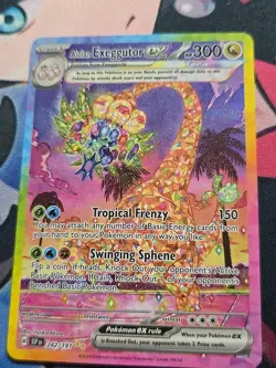 Pokemon Alolan Exeggutor EX 242/191 Sv08: Surging Sparks SIR - Image 2