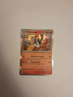 Pokemon TCG Skeledirge SV01 - Scarlet & Violet Base Set 038/198 English Holo - Image 1