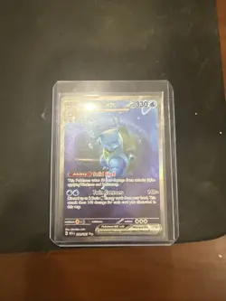 Pokemon Blastoise EX 200/165 Special Illustration Rare SV Scarlet & Violet 151 - Image 1