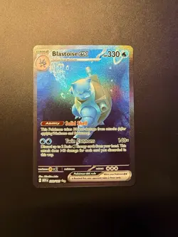 Pokemon Blastoise EX 200/165 Special Illustration Rare SV Scarlet & Violet 151 - Image 1