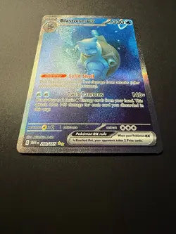 Pokemon Blastoise EX 200/165 Special Illustration Rare SV Scarlet & Violet 151 - Image 5