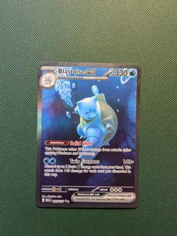 Pokemon Blastoise EX 200/165 Special Illustration Rare SV Scarlet & Violet 151 - Image 1