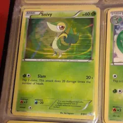 Pokemon TCG Card Lot of 9, Snivy, Servine, Serperior, Oshawott, Dewott - Image 4