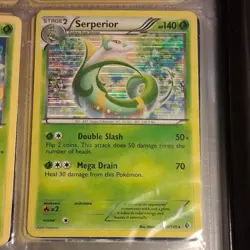 Pokemon TCG Card Lot of 9, Snivy, Servine, Serperior, Oshawott, Dewott - Image 5