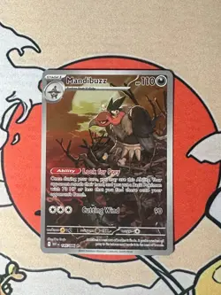 Mandibuzz IR 145/086 White Flare (English Pokemon Scarlet & Violet Card) - Image 1