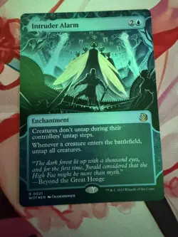 Mtg Intruder Alarm Wilds of Eldraine: Enchanting Tales Foil - Image 1