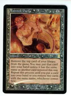 2001 WOTC MAGIC THE GATHERING MTG ODYSSEY TAINTED PACT 164/350 RARE HOLO FOIL - Image 1