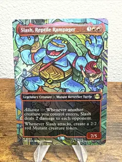 Slash, Reptile Rampager (Borderless) Teenage Mutant Ninja Turtles Foil - Image 1