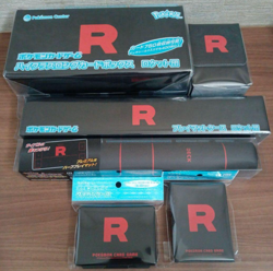 Team Rocket Supply Set Deck Case Sleeves 6 Items Pokemon Center Exclusive Sealed - Image 1