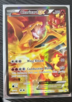 Pokemon TCG Charizard EX Black Star Full Art Holo Promo Card #XY121 NM - Image 1