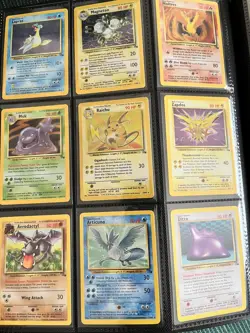 Pokemon Complete Vintage Fossil Set 62/62 Cards (HP/MP/DMG) - Image 2