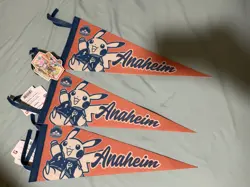 Pokemon World Championships 2025 Anaheim Worlds Exclusive Flag Pennant 3 Total - Image 1