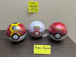 --LOT OF 3-- Pokemon TCG -POKEBALL D25 + E25 + H24 Sealed New - Image 1