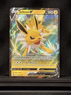 Jolteon V SWSH151 Black Star Promo - Pokemon TCG Sword & Shield - NM - Image 1
