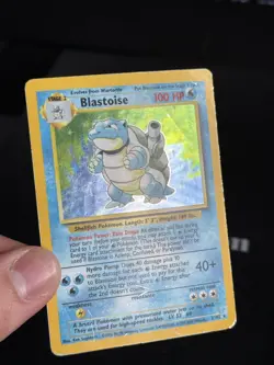 Pokemon Blastoise 2/102 Holo 1999-2000 UK 4th Print Base Set - Image 3