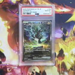 2025 POKEMON JAPANESE SV11B-BLACK BOLT SPECIAL ART RARE #169 ZEKROM EX PSA 10 - Image 1