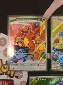 Pokemon TCG First Partner Illustration Collection Series 1 Kanto GEN 1 Starters - Image 2