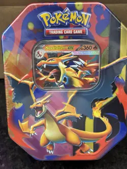 Pokemon TCG Mega Charizard Tin Mega Charizard Y Ex Box- Sealed- In Hand - Image 2