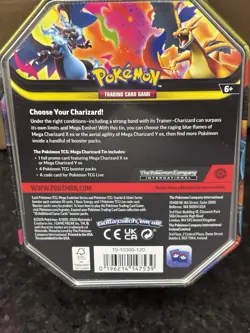Pokemon TCG Mega Charizard Tin Mega Charizard Y Ex Box- Sealed- In Hand - Image 5