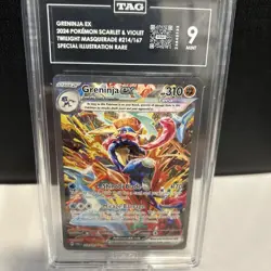 2024 Pokemon Greninja Ex S&V Twilight Masquerade #214/167 SIR TAG 9 - Image 1