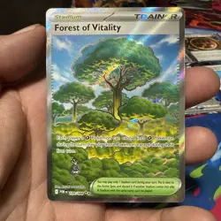 Pokemon TCG Forest of Vitality 109/088 Full Art Stadium Trainer Perfect Order - Image 1