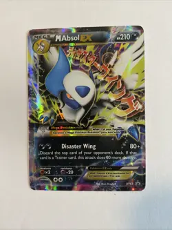 M Absol EX XY63 XY Black Star Promo Holo Rare Pokemon TCG Light Played - Image 1
