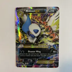 M Absol EX XY63 XY Black Star Promo Holo Rare Pokemon TCG Light Played - Image 3