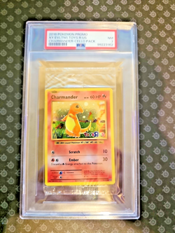 2016 pokemon promo xy evolutions toys r us charmander cello pack psa 7 - Image 1