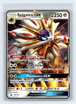 Pokemon TCG Solgaleo GX Sun & Moon Base Set SM104 World Championships 2019 NM - Image 1