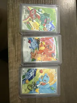 Pokemon First Partner Kanto Starters Bulbasaur, Charmander, Squirtle 30th - Image 1