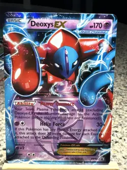 Deoxys EX (Team Plasma) BW82 Black & White Holo - Image 1