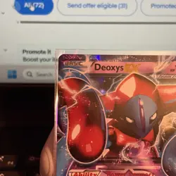 Deoxys EX (Team Plasma) BW82 Black & White Holo - Image 2