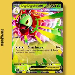 Mega Meganium ex 010/217 - 2026 Ascended Heroes Double Rare - Pokemon Card NM - Image 1