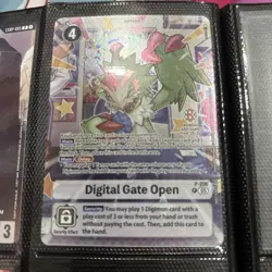 Digimon TCG Digital Gate Open P-206 BANDAI CARD GAMES FEST 25-26 - Image 1