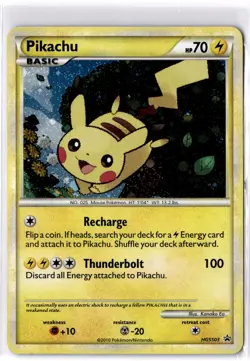Pokemon Card - Pikachu HGSS Black Star Promos HGSS03 Promo - Image 1