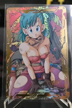 Dragon Ball (Bulma (DB)) - Battle torn GOLD series- ACG Waifu Sexy Anime Card - Image 1