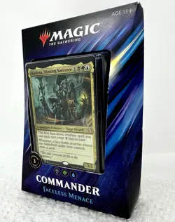 Magic the Gathering Commander 2019 FACELESS MENACE Theme Deck MTG *NEW/ SEALED* 630509892563 - Image 2