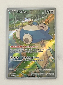 Pokemon Scarlet & Violet Snorlax 151 Black Star Promo #051 NM - Image 1