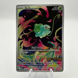 Bulbasaur Illustration Rare Mega Evolution STAMPED Promo 133/132 Pokemon 2025 - Image 1