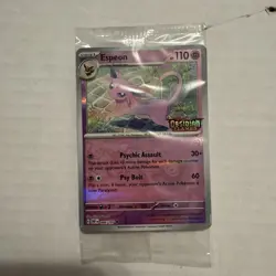 Pokemon TCG Espeon Obsidian Flames - 086/197 Promo Excusive Sealed - Image 1