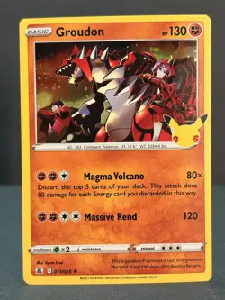Kyogre & Groudon Celebrations Holo Rare 2 Card Set NM Pokemon 25th Anniversary - Image 2
