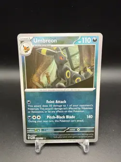 Umbreon (Master Ball Pattern) 059/131 Sv: Prismatic Evolutions Holo Pokemon - Image 1