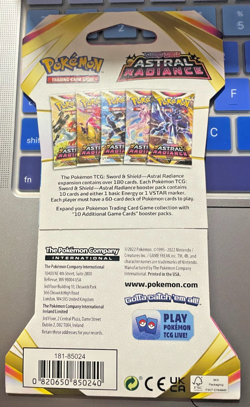 SEALED Pokemon Booster Pack - Sword & Shield Silver Tempest 2022 - Image 2