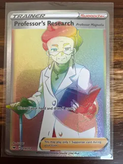 Professor's Research (Professor Magnolia) 209/202 Sword & Shield Pokemon Holo NM - Image 1