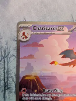 Pokemon TCG Charizard EX 199/165 SV 151 Special Illustration Rare LP - SEE PICS! - Image 4