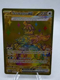 Pokemon Terapagos ex 180/131 Sv: Prismatic Evolutions Hyper Rare Holo 230HP - Image 1