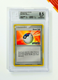 Pokemon BGS 8.5 Great Ball #90 Reverse Foil Ex Delta Species 2005 English - Image 1