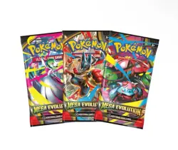 Pokemon TCG Mega Evolution 3 Pack Blister ME01 Psyduck *Lot of 4* (PRE-SALE) - Image 2