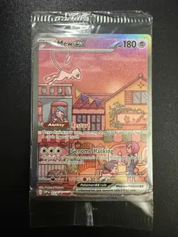 Mew ex SVP 053 Pokemon TCG Scarlet Violet 151 Black Star Promo Full Art SEALED - Image 1